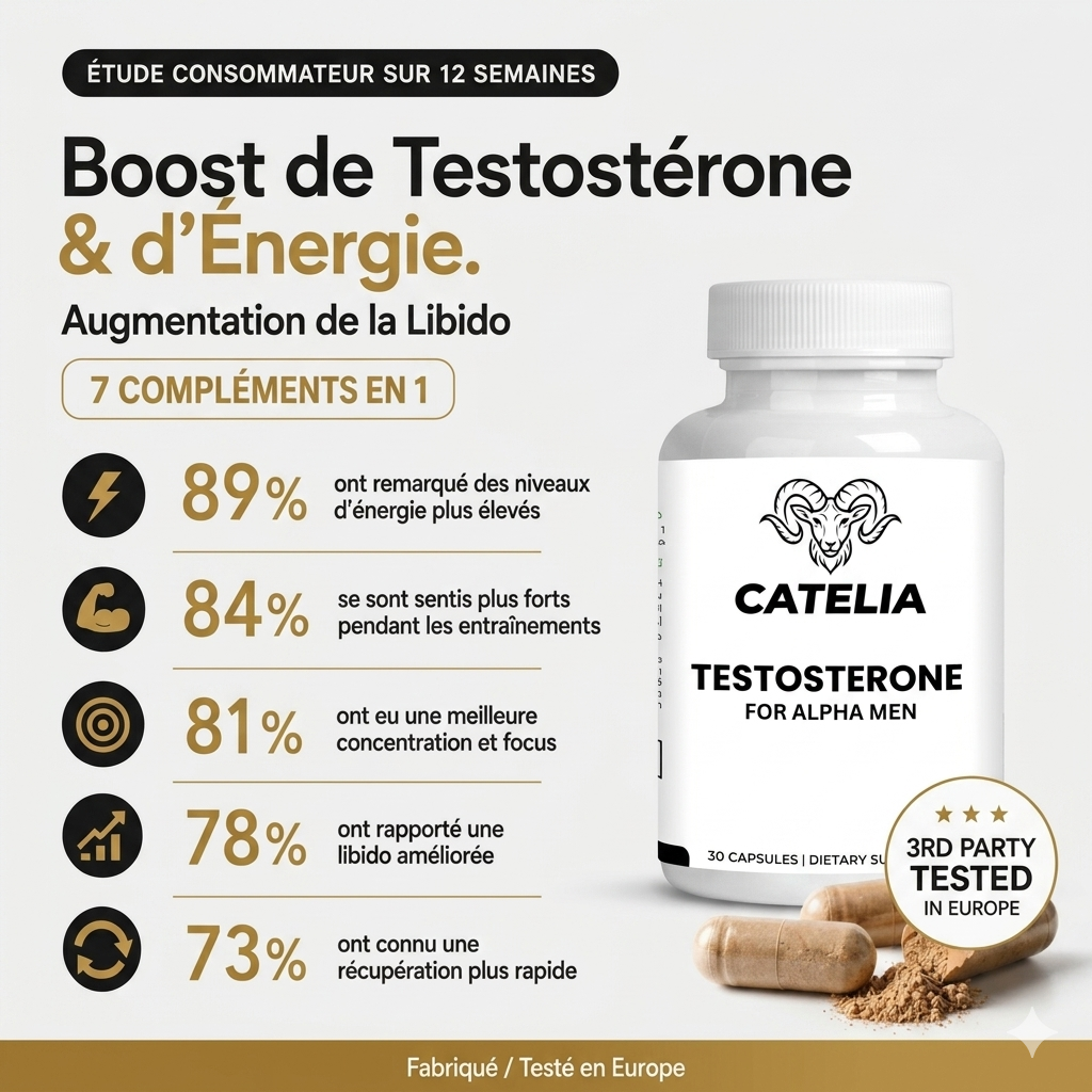 CATELIA Booster de testosterone