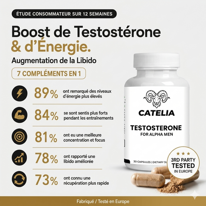 CATELIA Booster de testosterone